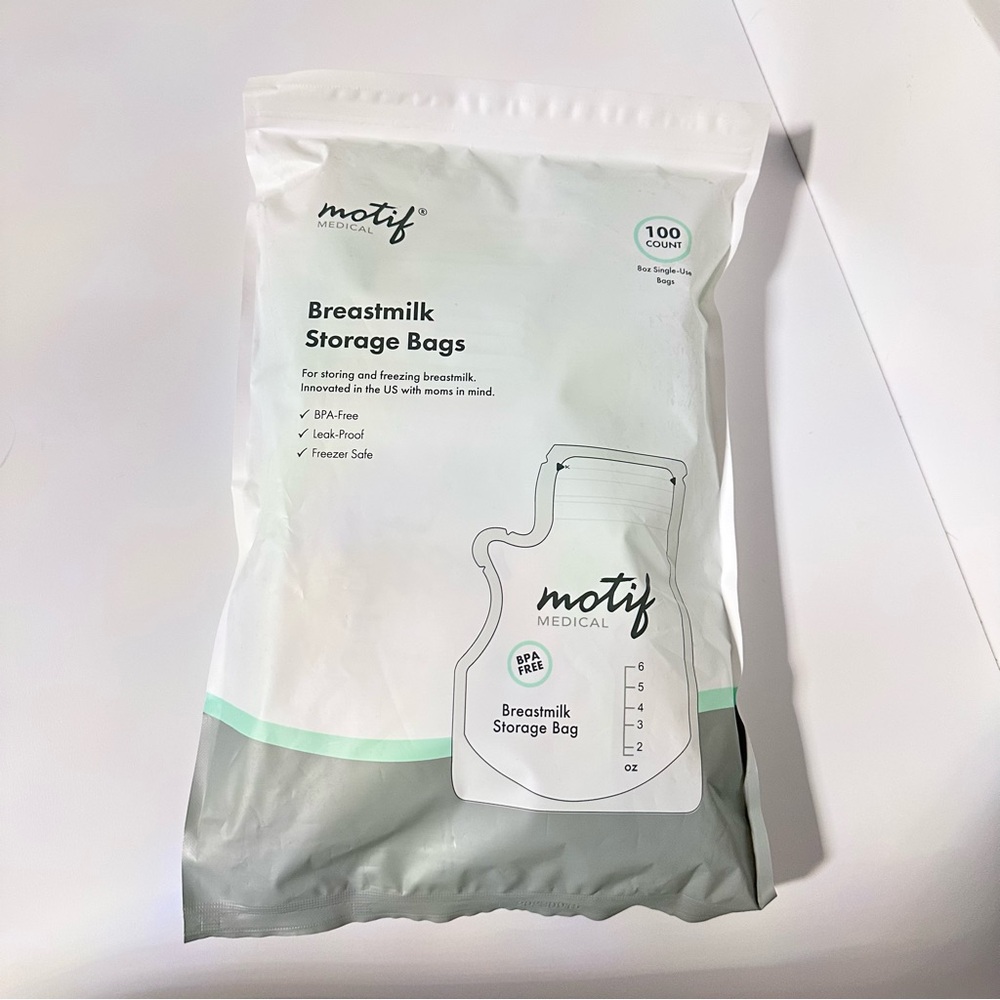 BRAND NEW Motif Medical Breastmilk Storage Bags 100 Count